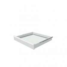 H = 100 mm 36X36 75 kg - RAL 7035