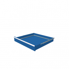 H = 100 mm 36X36 75 kg - RAL 5005