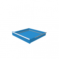 H = 100 mm 36X36 75 kg - RAL 5015
