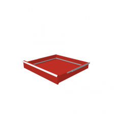 H = 100 mm 36X36 75 kg - RAL 3000