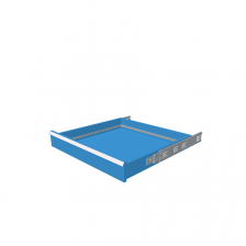 H = 100 mm 36X36 200 kg - RAL 5012