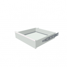 H = 150 mm 36X36 200 kg - RAL 7035