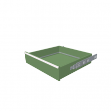 H = 150 mm 36X36 200 kg - RAL 6011
