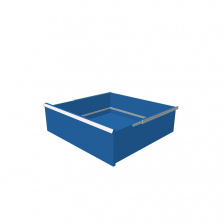 H = 200 mm 36X36 75 kg - RAL 5005