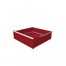 H = 200 mm 36X36 75 kg - RAL 3003