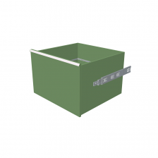 H = 450 mm 36X36 200 kg - RAL 6011