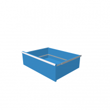 H = 200 mm 36X27 75 kg - RAL 5012