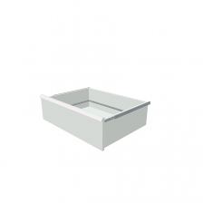 H = 200 mm 36X27 75 kg - RAL 7035