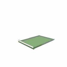 H = 50 mm 27X36 75 kg - RAL 6011