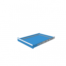 H = 75 mm 27X36 200 kg - RAL 5012