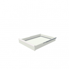 H = 100 mm 27X36 75 kg - RAL 9002