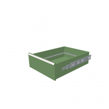 H = 200 mm 27X36 200 kg - RAL 6011