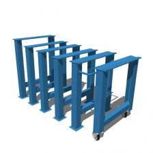 Poot - hoogte 0850 mm  RAL7035