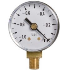 Vacuümmeter VA0300 met klok Ø40 en G1/8 eronder