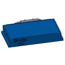 Vacuümtafel VT001 met gaatjes incl. vacuümejector 160x100x25