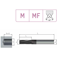 MF20x3,00 D20 L120 Z8 AlTiN VHM DRAADFREES GFM SHARK 2XD