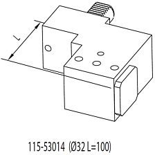 VDI30X32X100 CTX320 radiaal