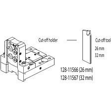 Afsteekhouder 32 mm