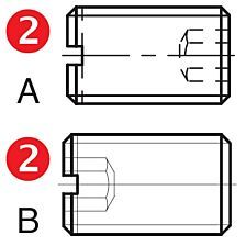 Schroef M14X1.5X25