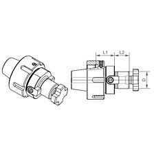 INSERTS TBV AANGEDREVEN GEREEDSCHAP ER32H24D22 FAST-IN