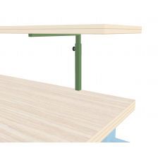 Verstelbare beugel RAL6011 300-450 mm voor legplank