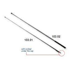 Magnetische opraper 103 Ø7x650 mm uitschuifbaar 4N +kraspen