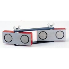 Werkstuk positioneerder 333N met twee magneten 100x40x20 mm