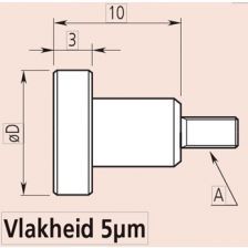 MEETGEREEDSCHAP Tastpunt vlak 10 mm 101117