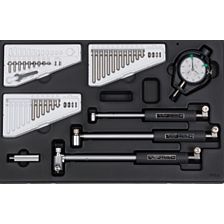 Binnenmeetasterset met analoge meetklok 18-150 mm