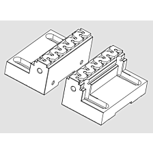 OML Twin-Vise bek Sintergrip paar 200-225 TV/PT 109x34,5x68