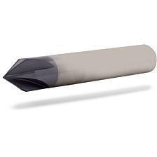 VHM AFSCHUINFREES 60° Ø 10 mm spits Z=4 TiALN
