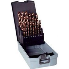 71019 set 1-10 mm met 19 stuks 71018 HSS-M42 brons VAP