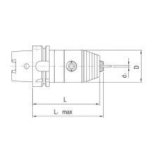 CNC boorhouder DIN69893 HSK-A50 boor 0,5-13 mm