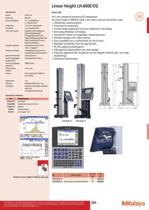 Mitutoyo Linear Height